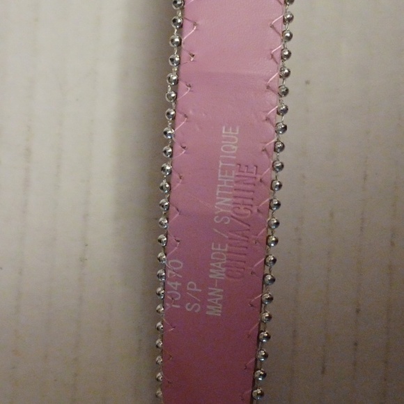$4 Add-on Purplish Pink Sparkly Belt - Size Small (Youth) - Picture 4 of 4